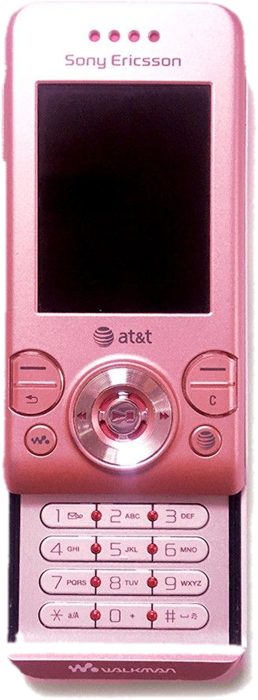 Pink slider phone